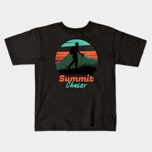 Summit Chaser Mountain Trekking Kids T-Shirt